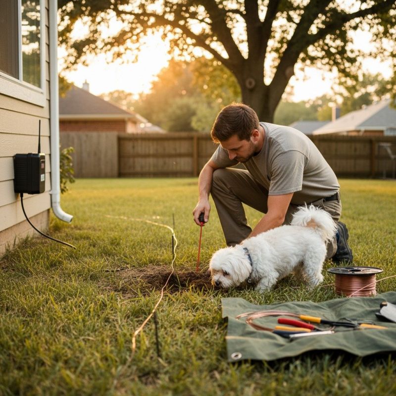 Boundary Fence Installation