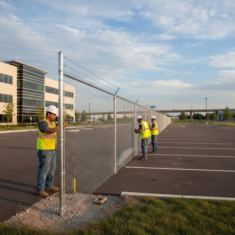 Cemetery Fence Installation