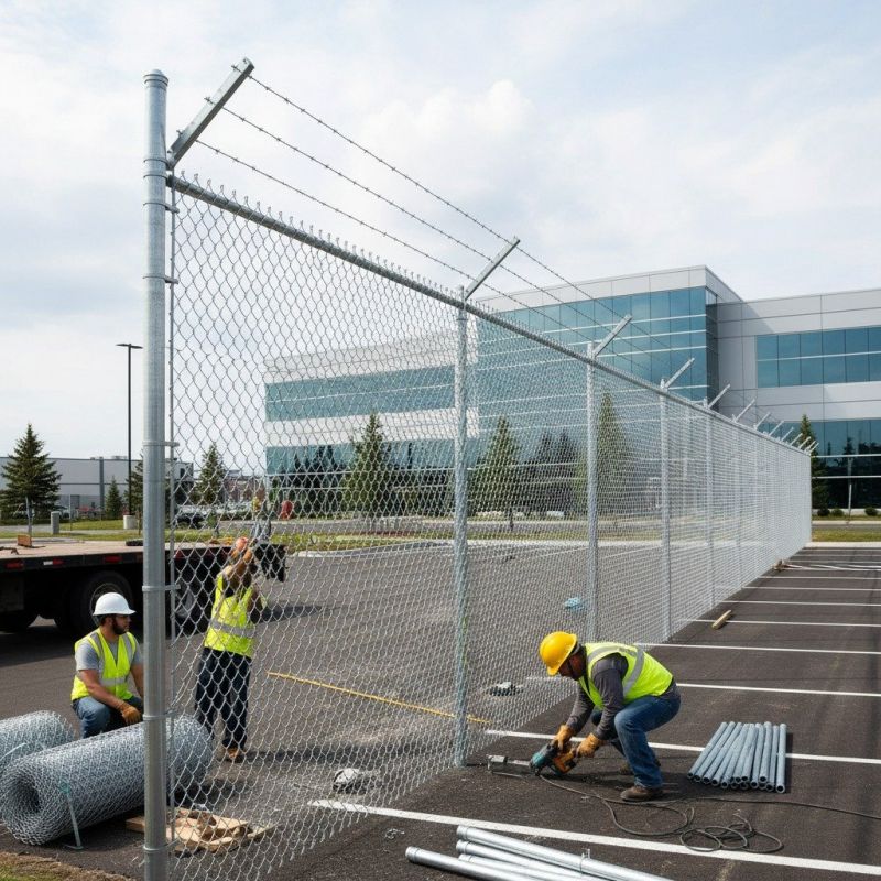 Cyclone Fence Installation
