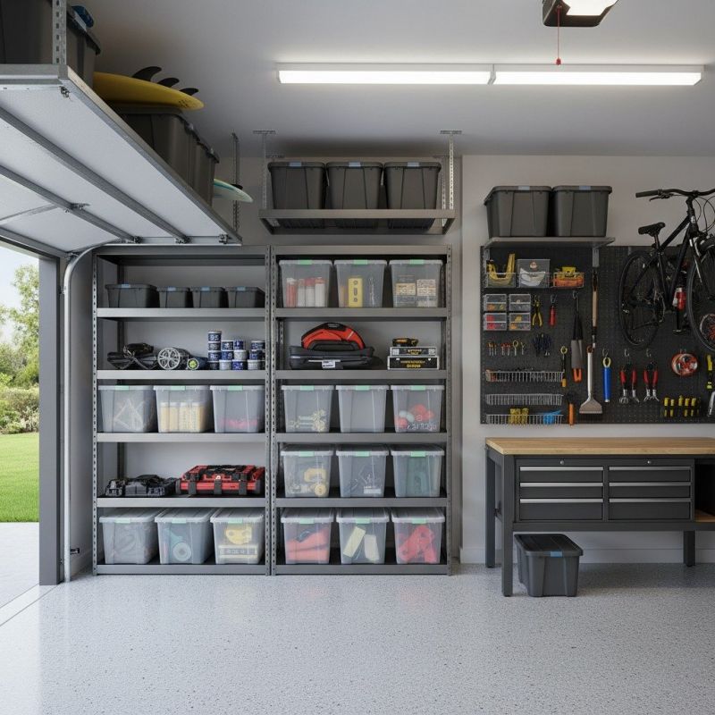 Wire Shelving Installation